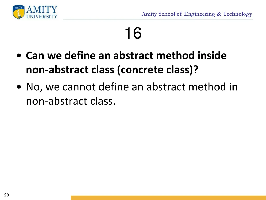 amity school of engineering technology 16