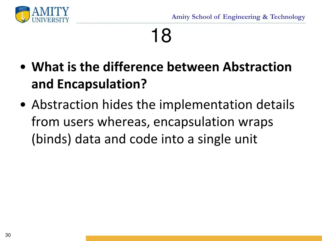 amity school of engineering technology 18