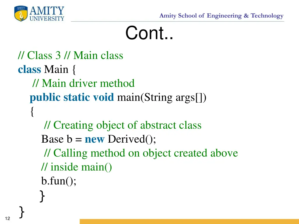 amity school of engineering technology cont 4