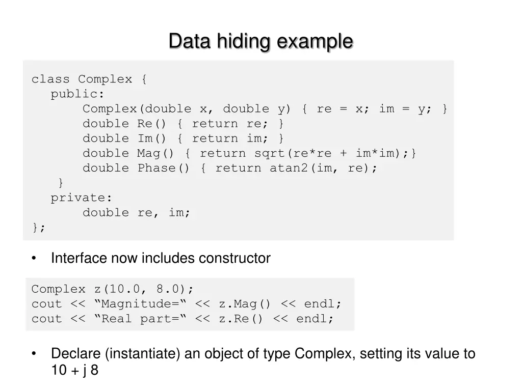 data hiding example 1