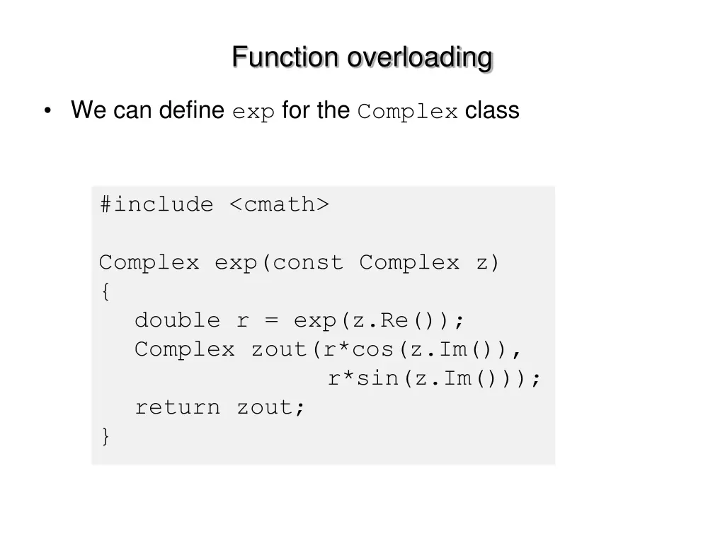 function overloading 1