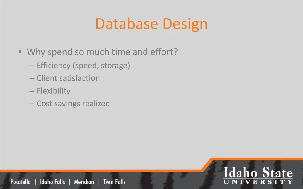 database design