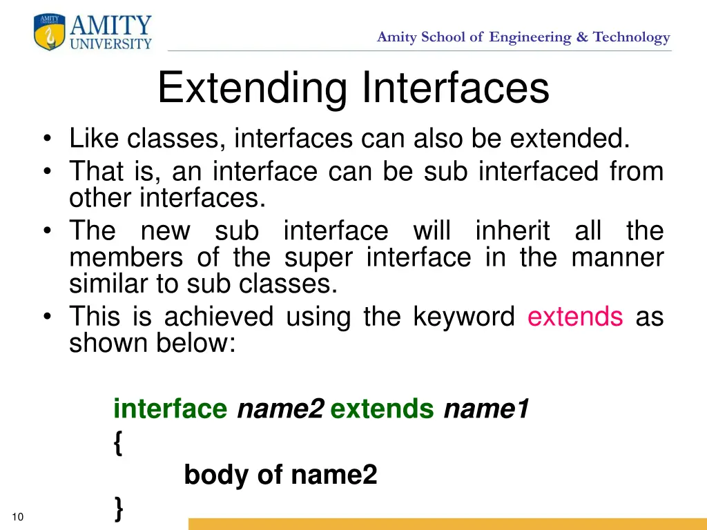 amity school of engineering technology 2