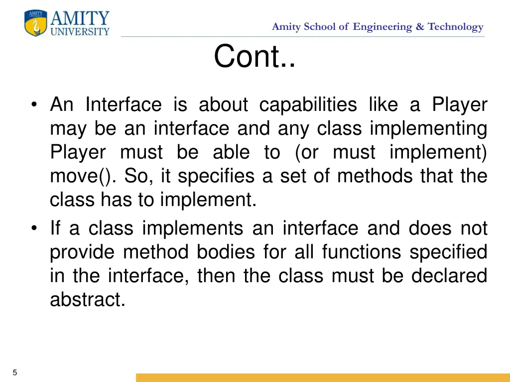 amity school of engineering technology cont