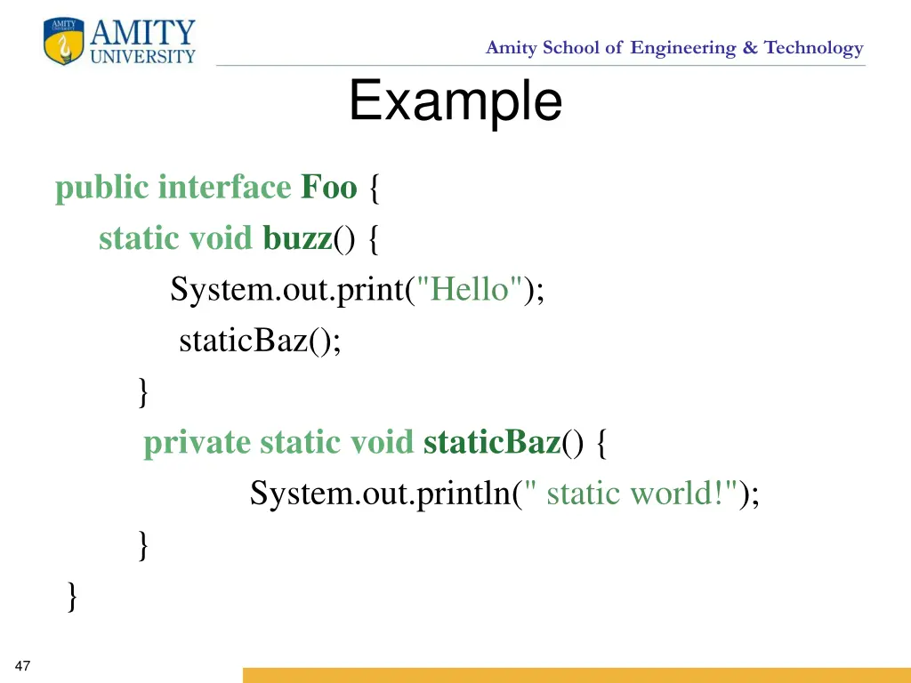 amity school of engineering technology example 6