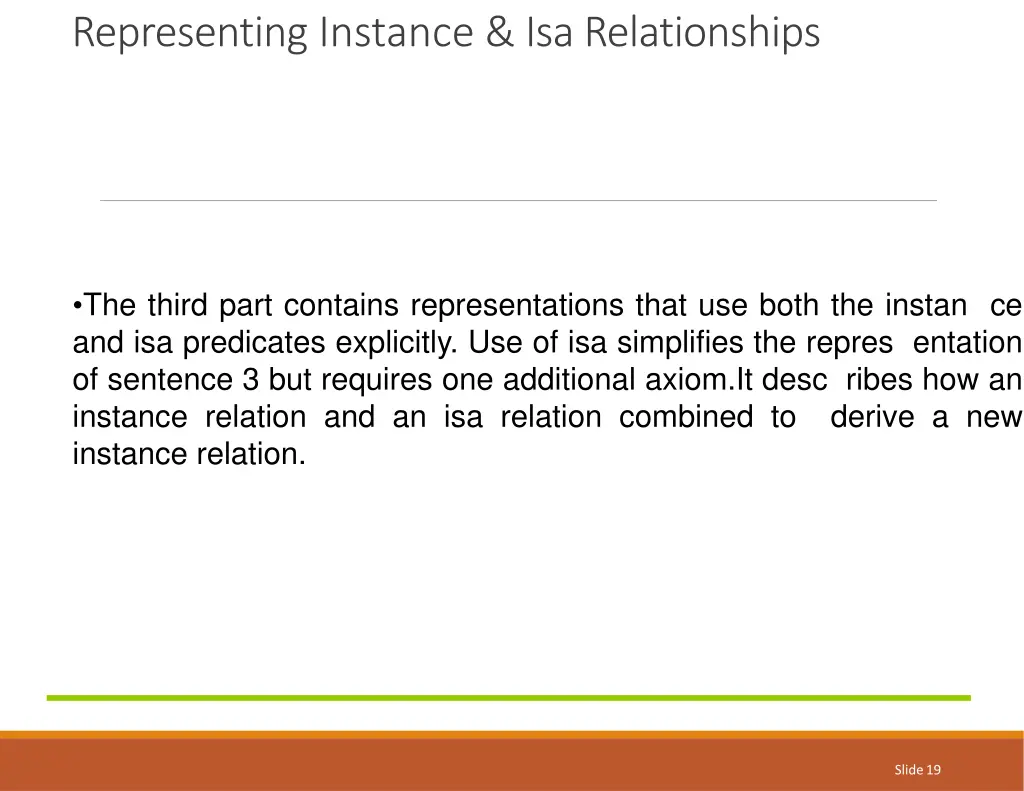 representing instance isarelationships 3