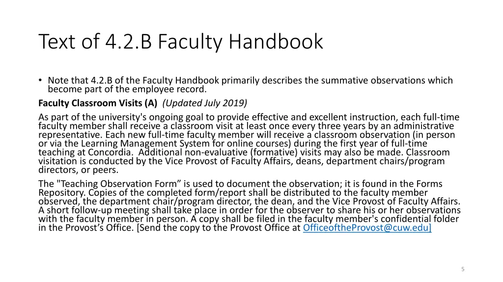 text of 4 2 b faculty handbook