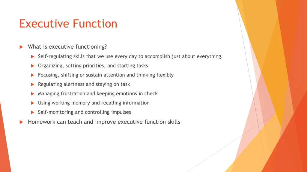 executive function