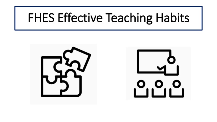 fhes effective teaching habits fhes effective