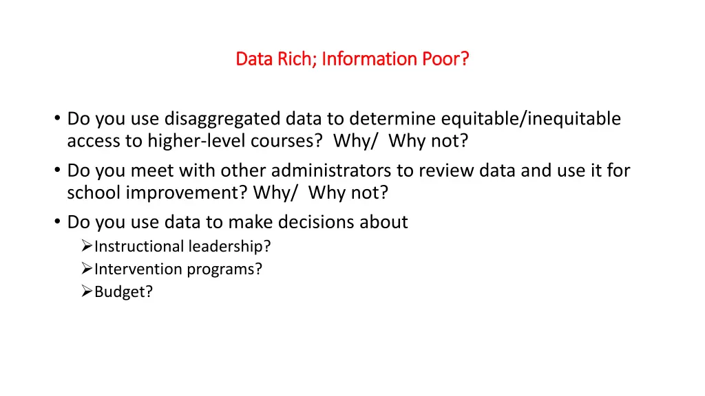 data rich information poor data rich information