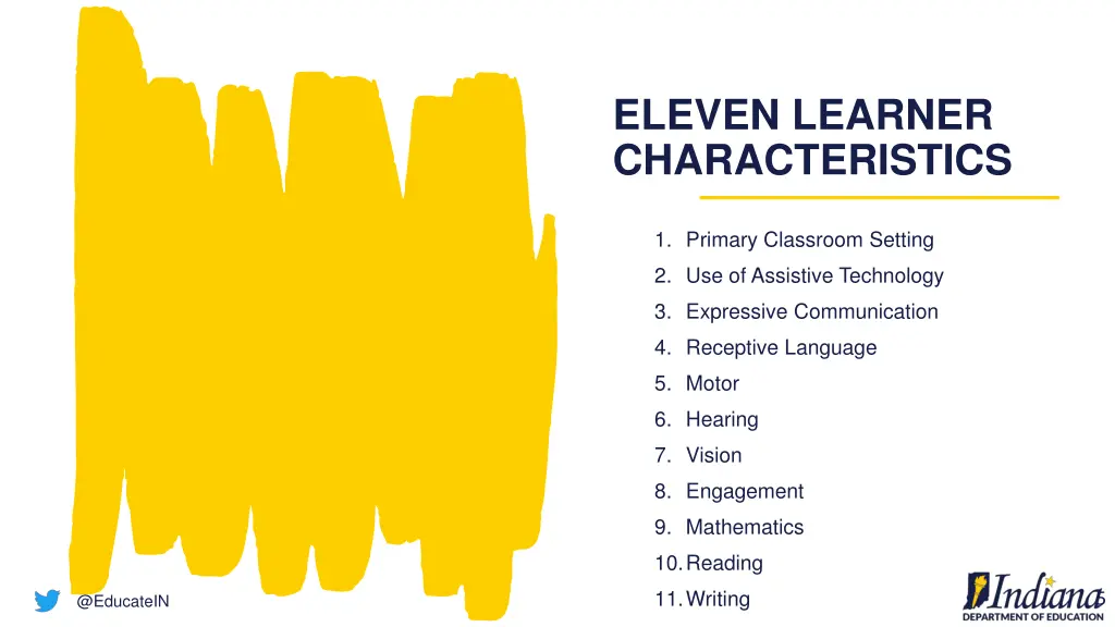 eleven learner characteristics