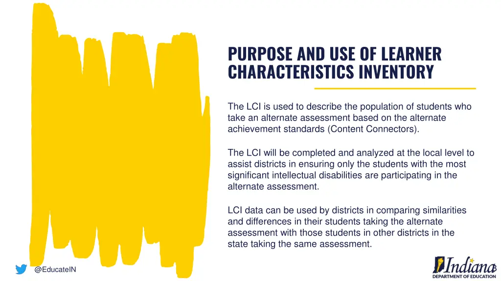 purpose and use of learner characteristics