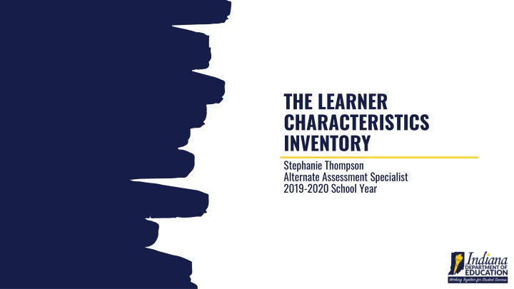 the learner characteristics inventory stephanie