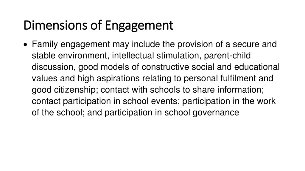 dimensions of engagement dimensions of engagement