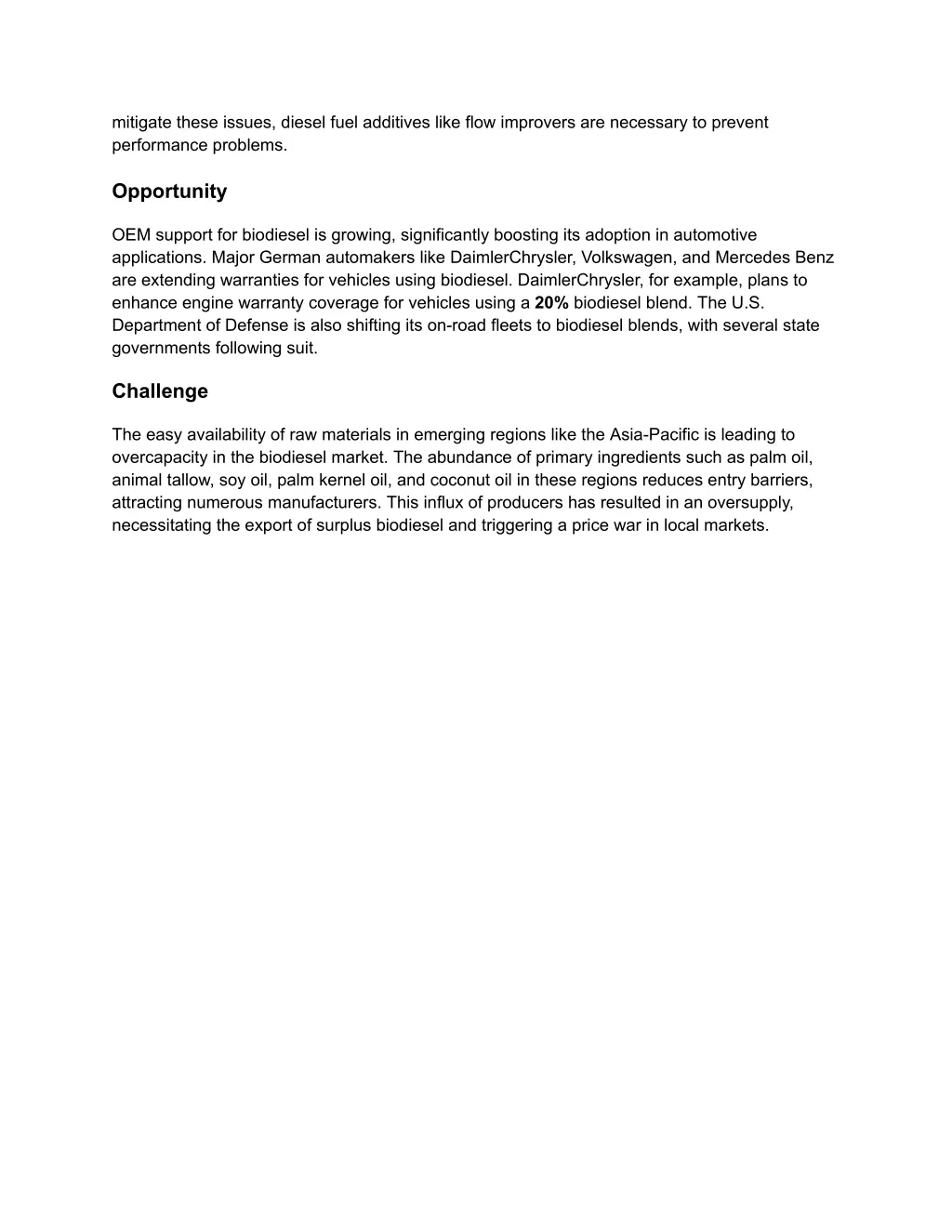 mitigate these issues diesel fuel additives like