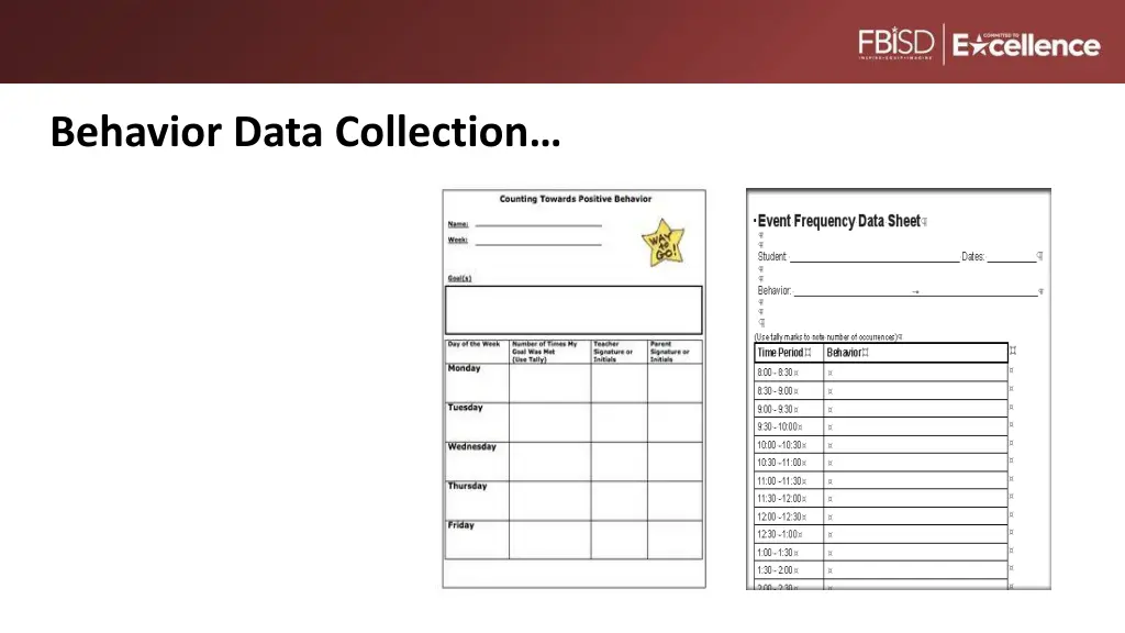 behavior data collection