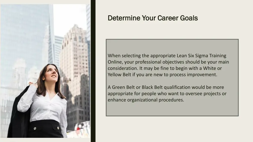 determine your career goals determine your career