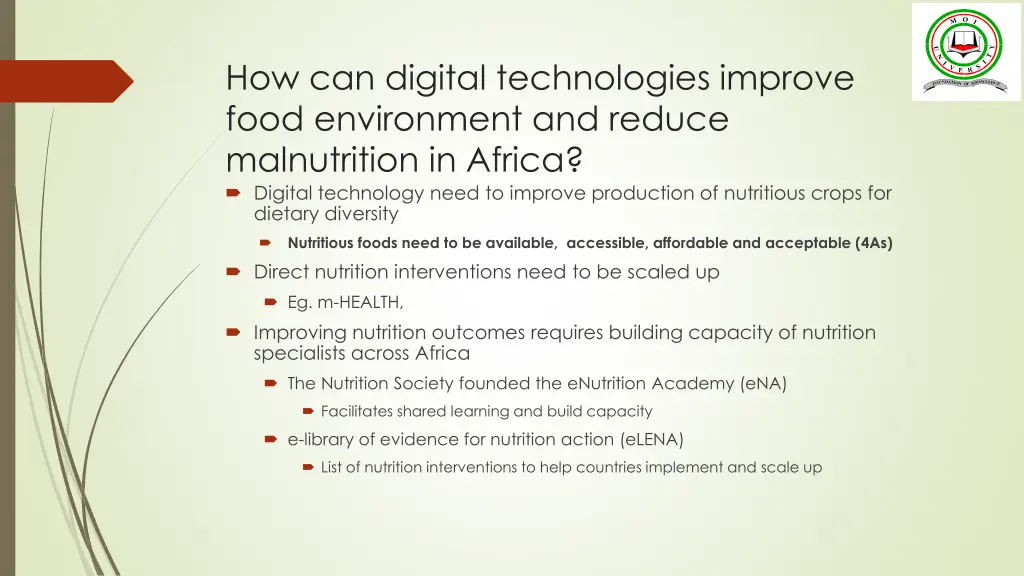 how can digital technologies improve food