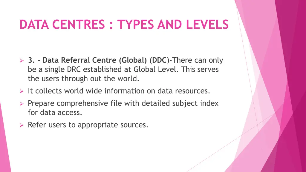 data centres types and levels 3