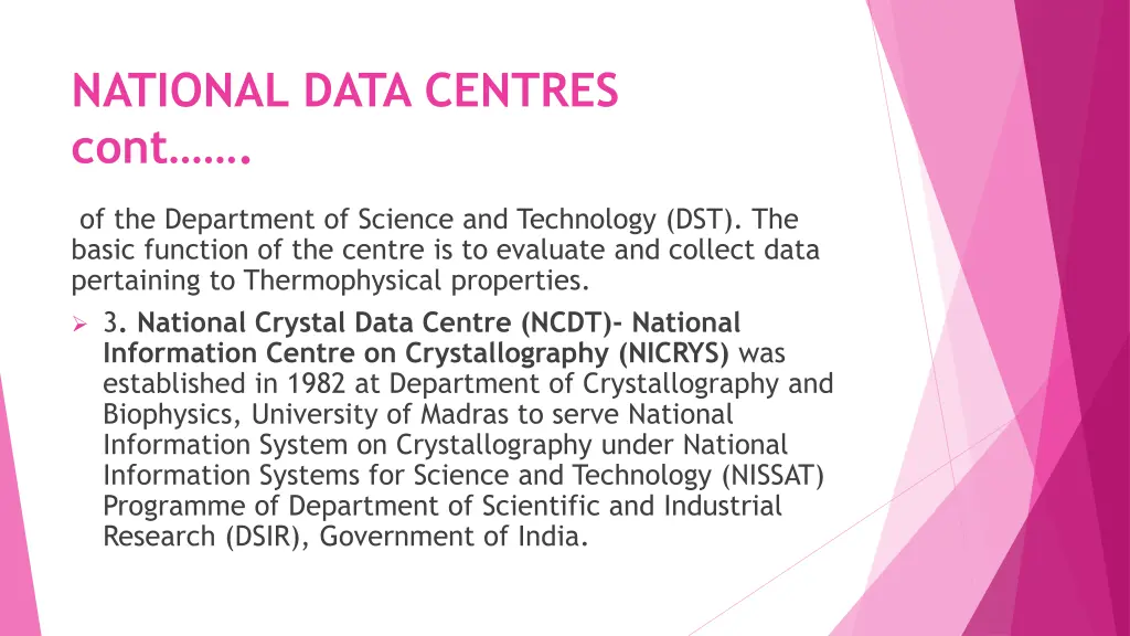 national data centres cont 1