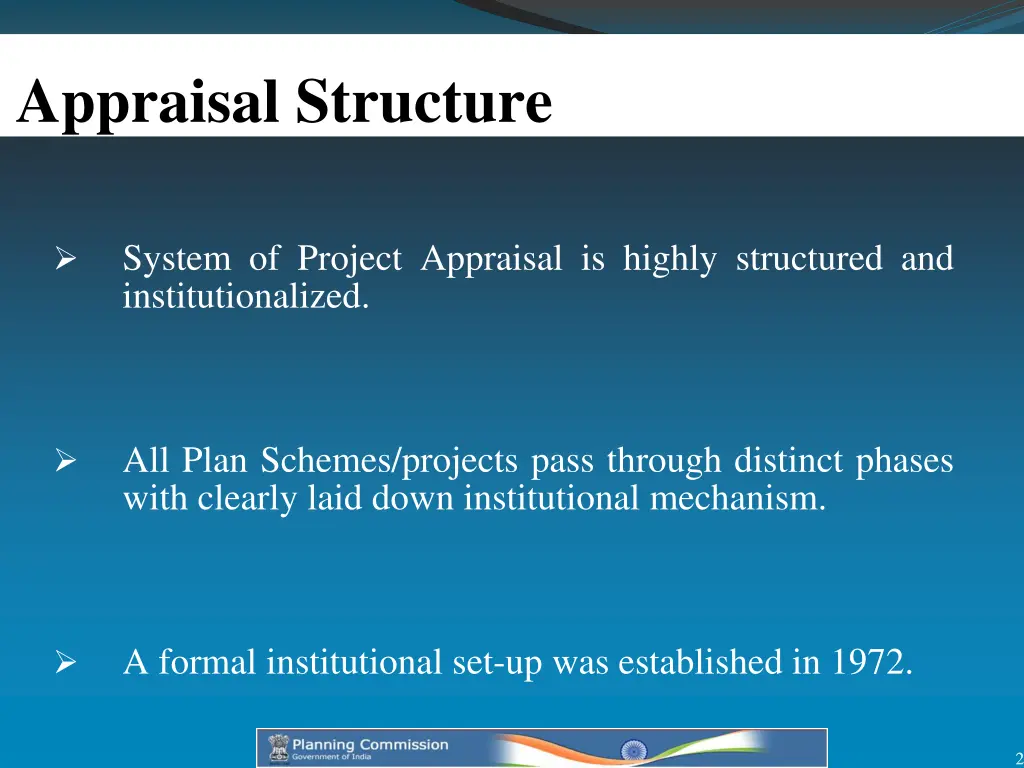 appraisal structure