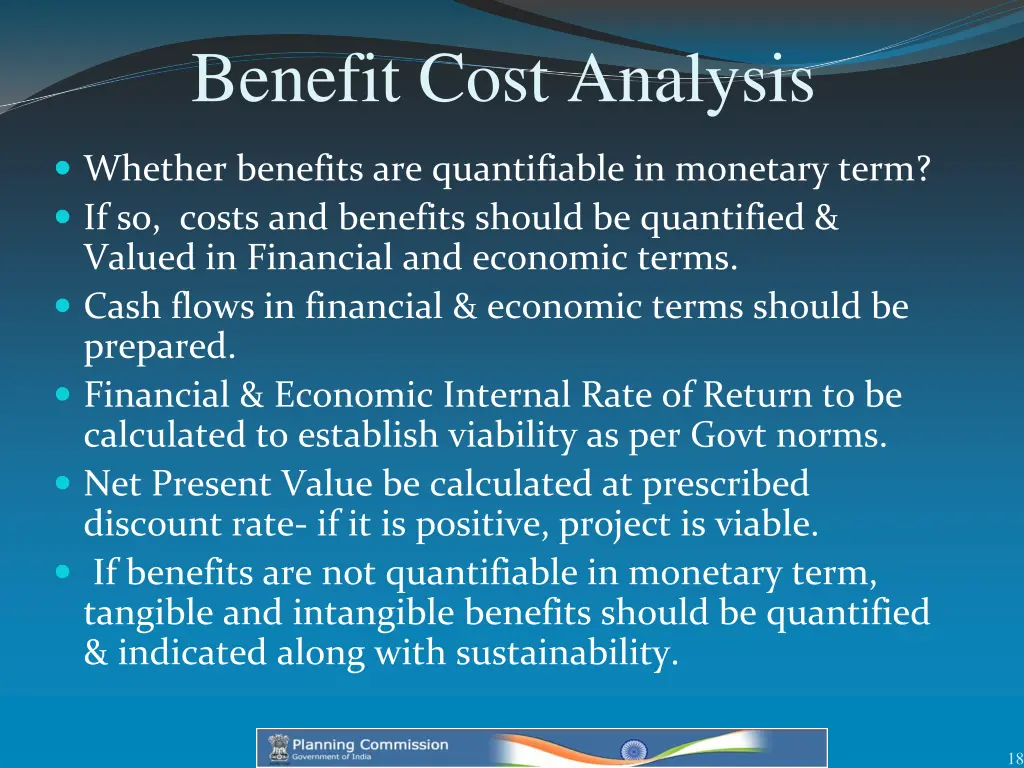 benefit cost analysis