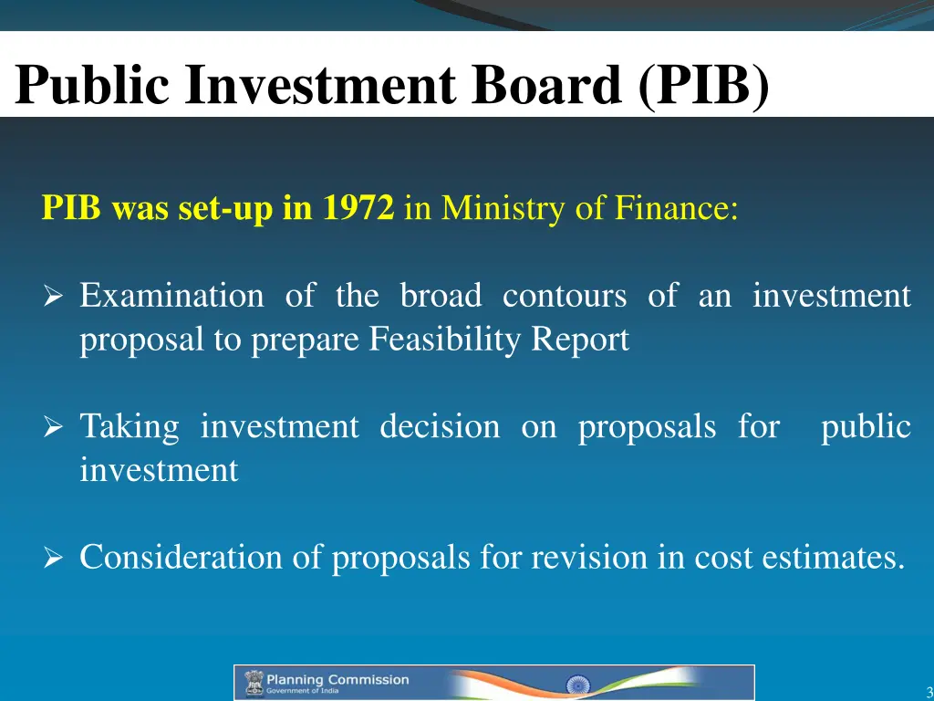 public investment board pib