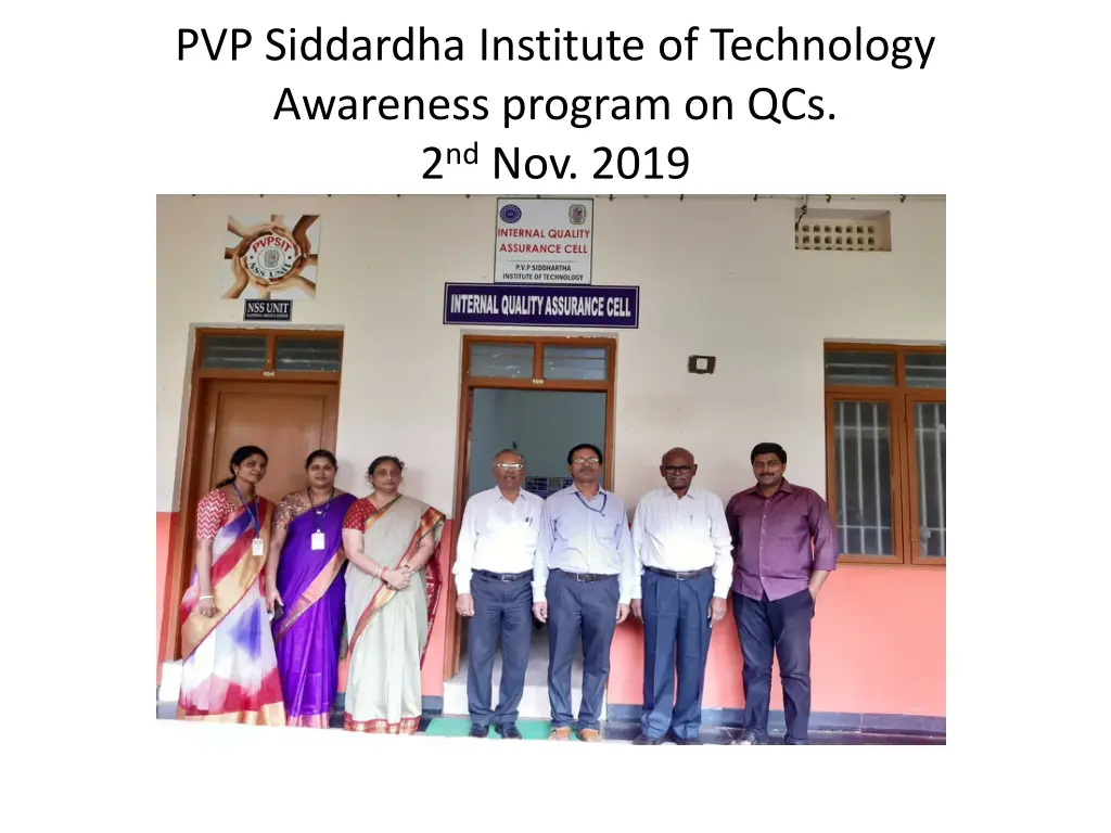 pvp siddardha institute of technology awareness