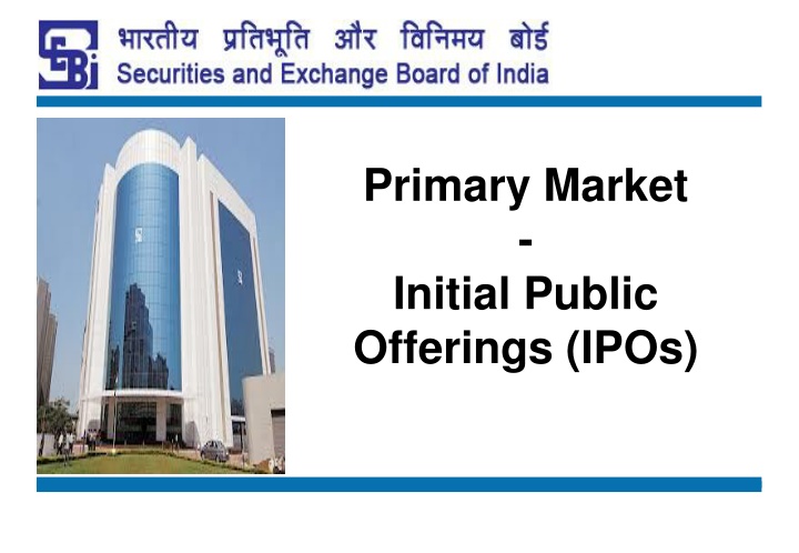 primary market initial public offerings ipos