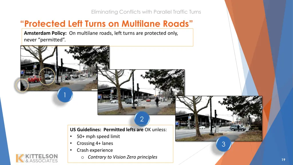 eliminating conflicts with parallel traffic turns