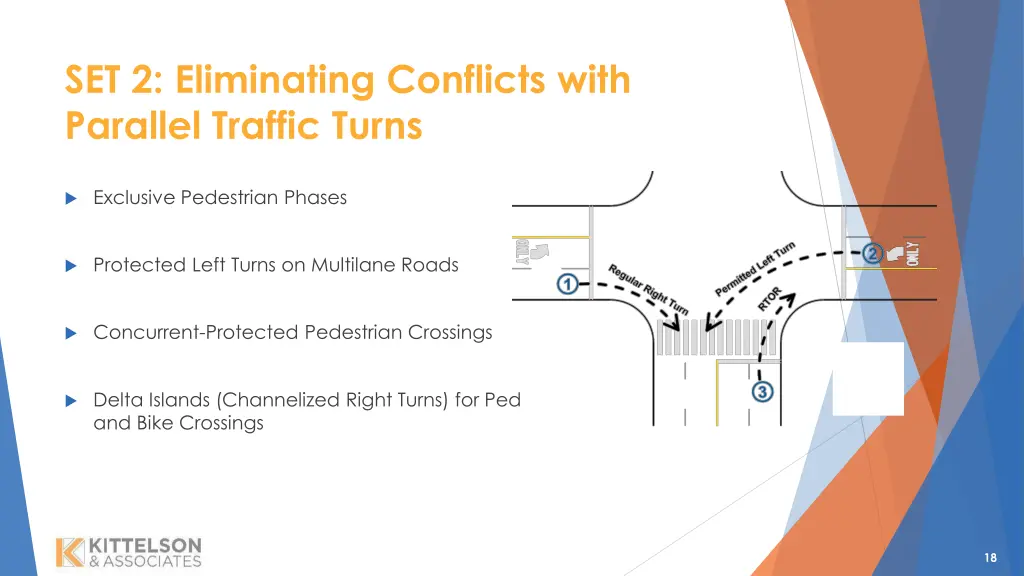 set 2 eliminating conflicts with parallel traffic