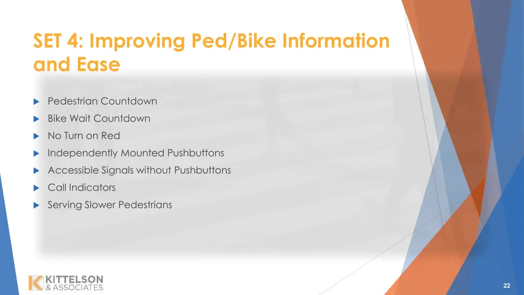 set 4 improving ped bike information and ease