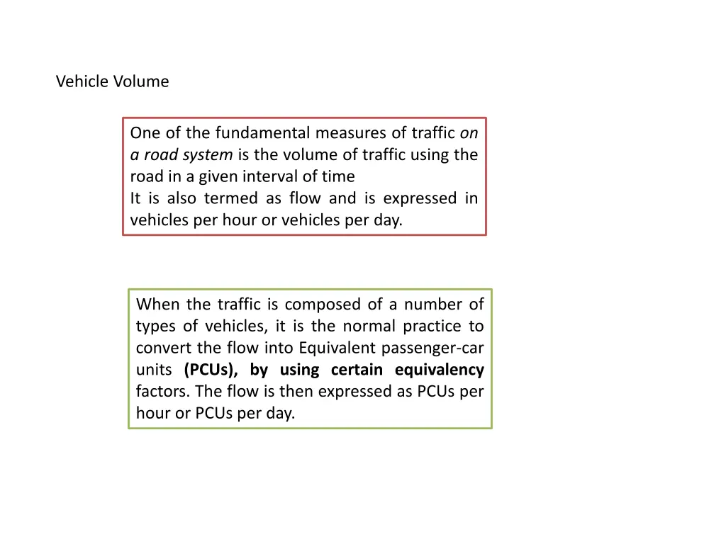 vehicle volume