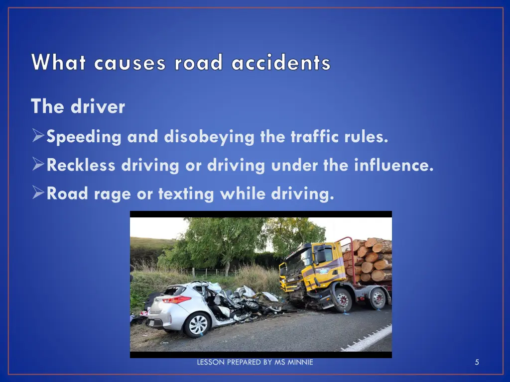 what causes road accidents