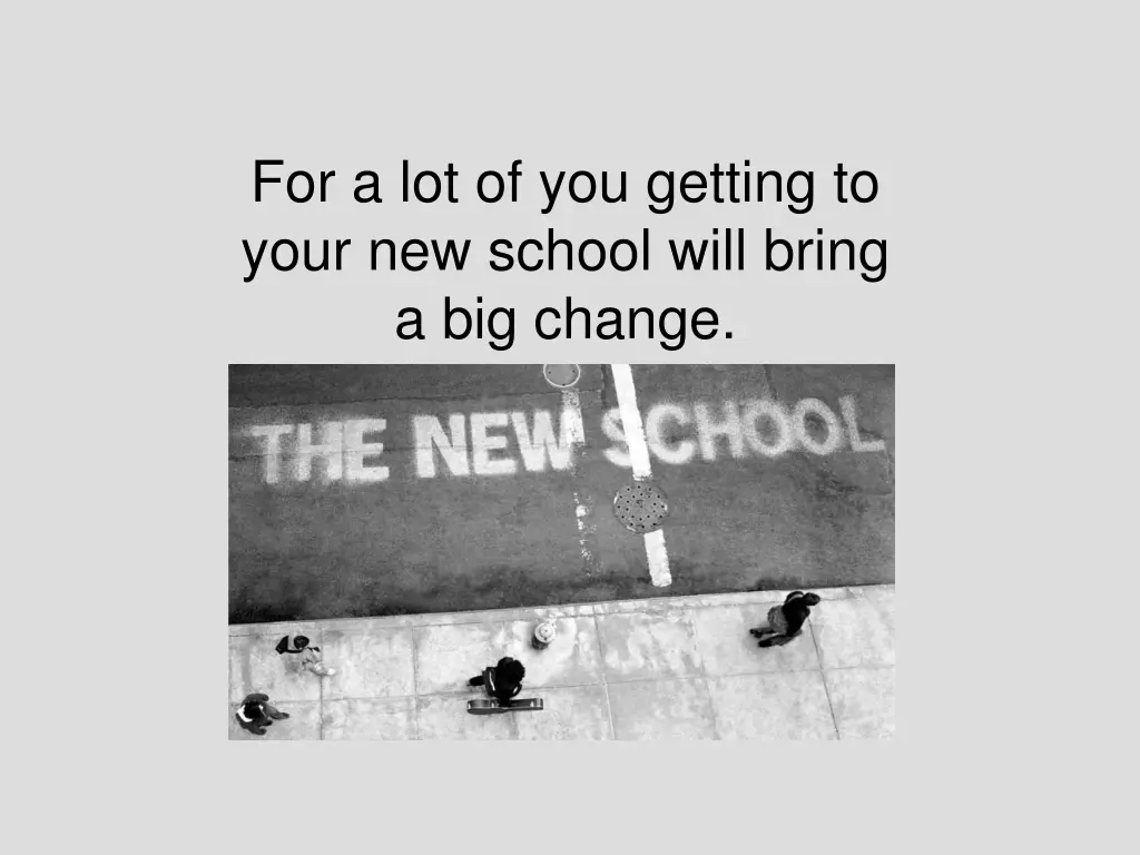 for a lot of you getting to your new school will