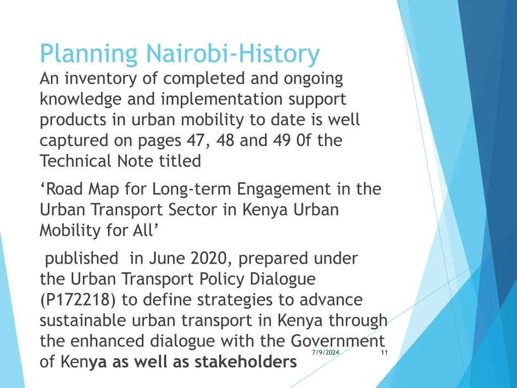 planning nairobi history an inventory