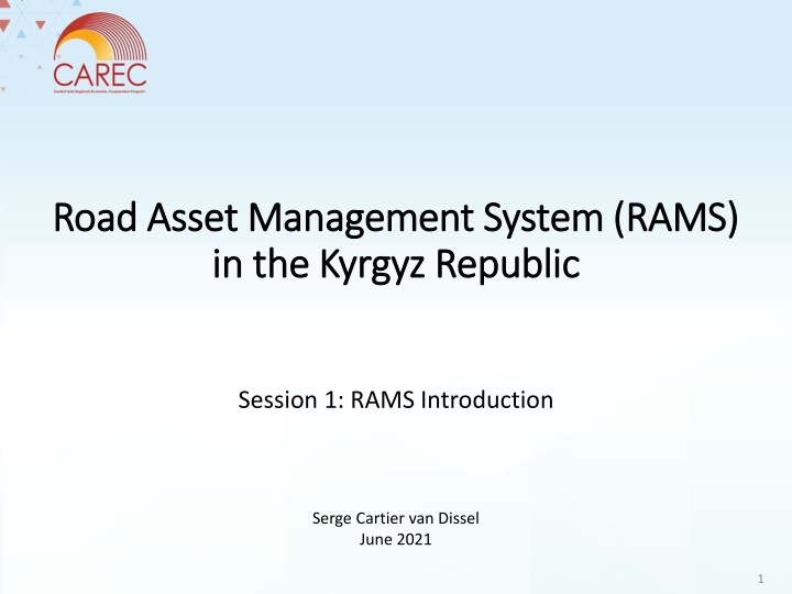 road asset management system rams road asset