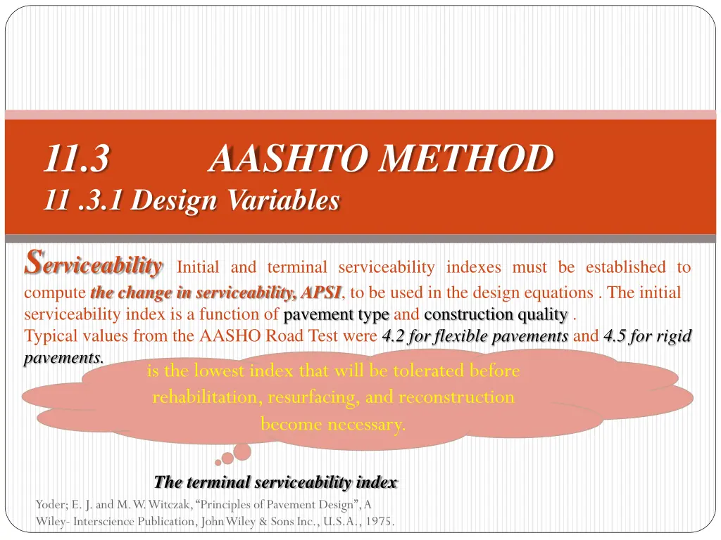 11 3 aashto method 11 3 1 design variables 9