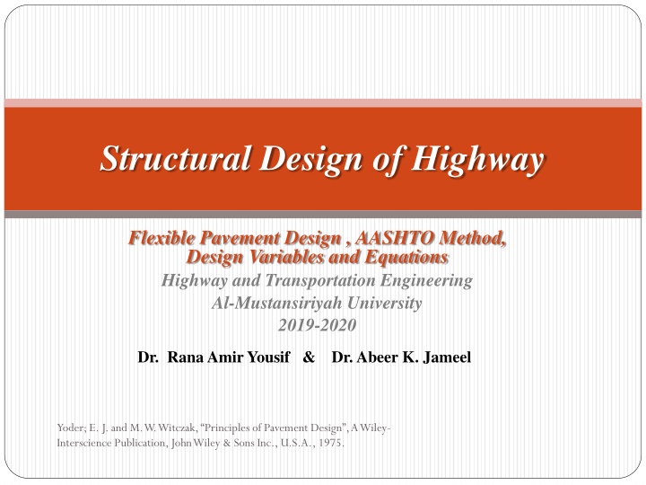 structural design of highway