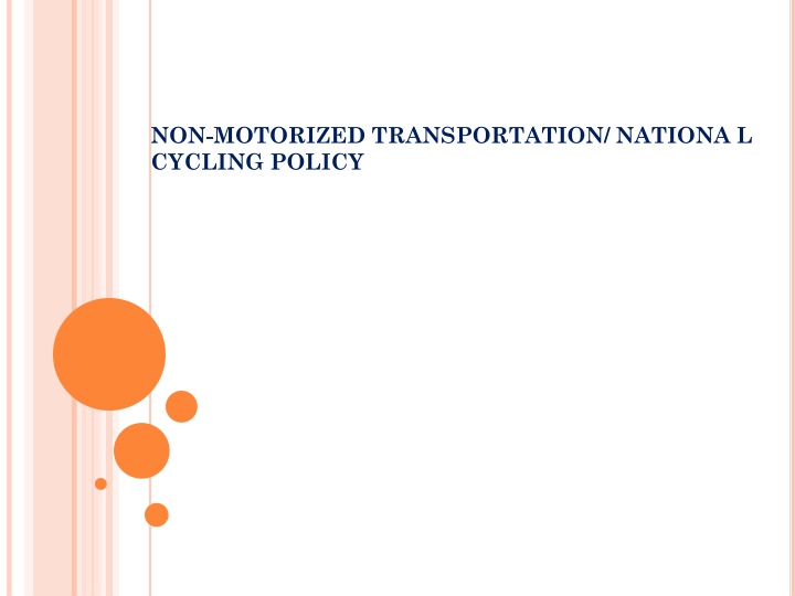 non motorized transportation nationa l cycling