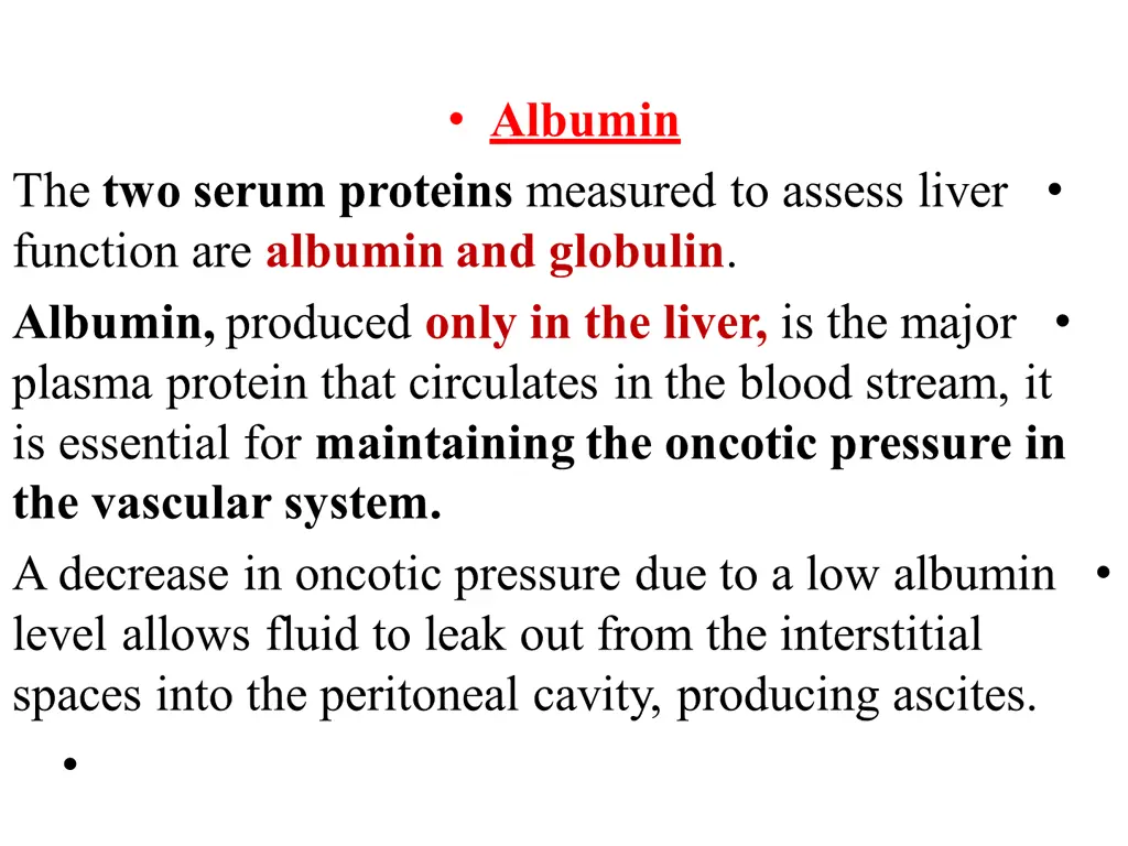 albumin