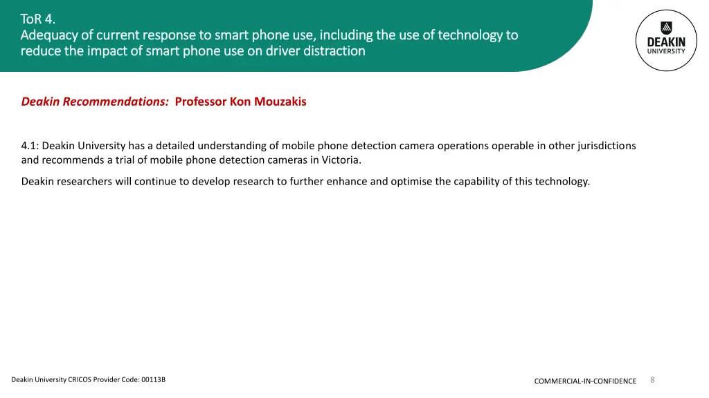 tor tor 4 adequacy of current response to smart