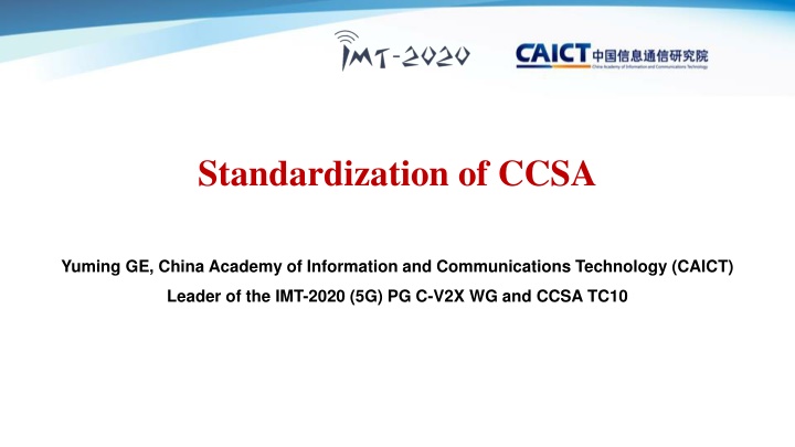 standardization of ccsa