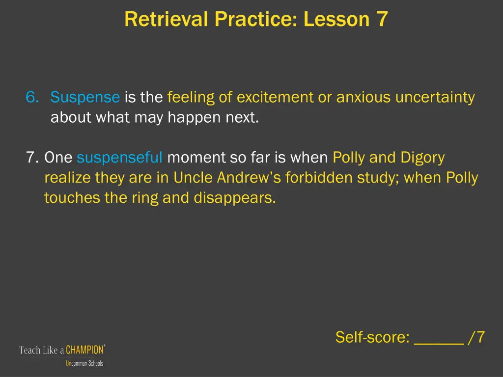 retrieval practice lesson 7 2