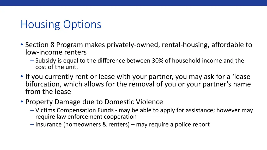 housing options 1