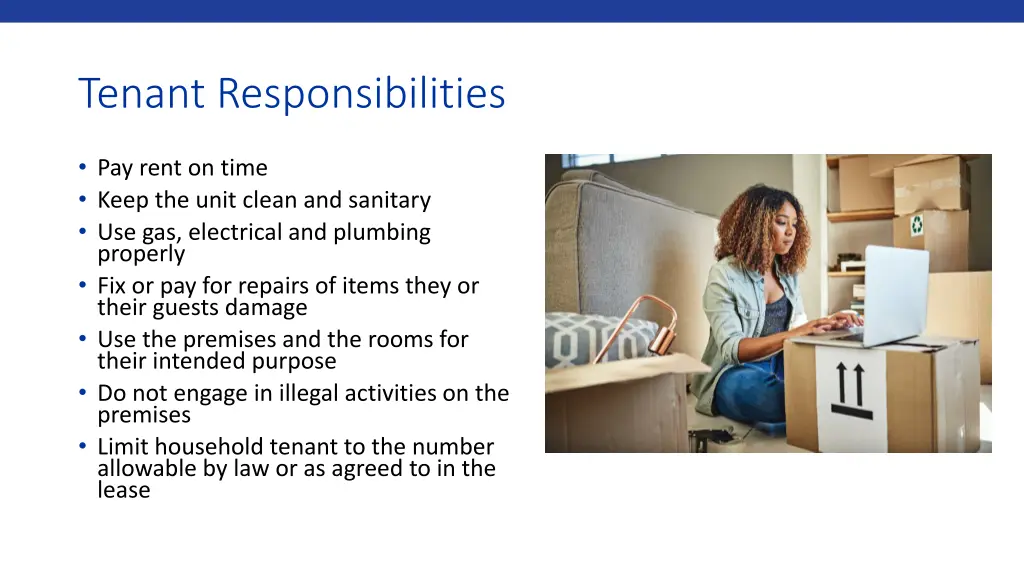 tenant responsibilities