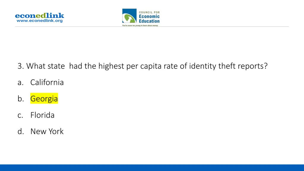 3 what state had the highest per capita rate 1