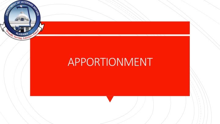 apportionment