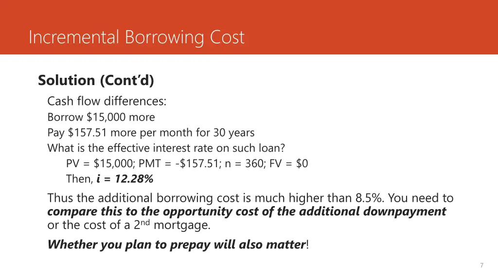 incremental borrowing cost 4