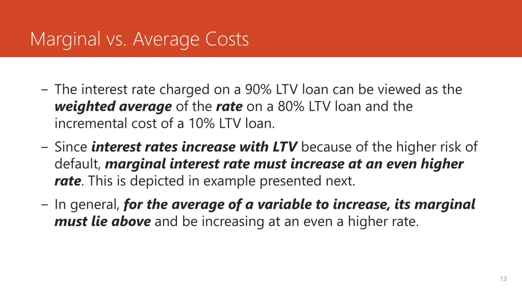 marginal vs average costs